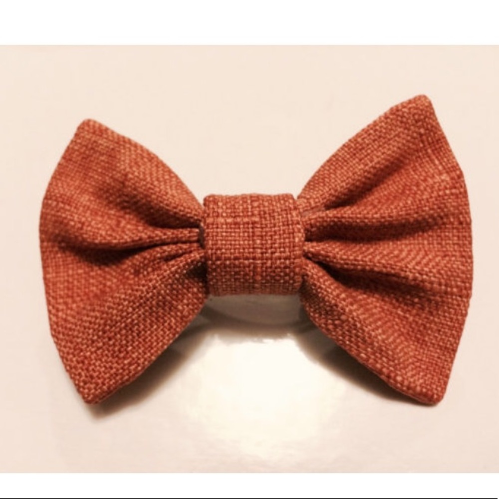 Coral Hair Bow